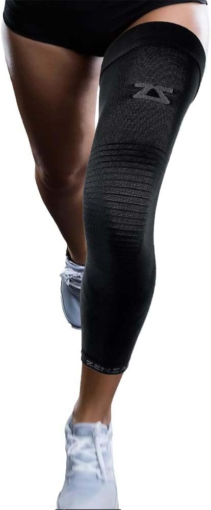 Zensah Full Leg Compression Sleeve – Support for Thigh, Knee, Calf for Men, Women, Running, Basketball, Football