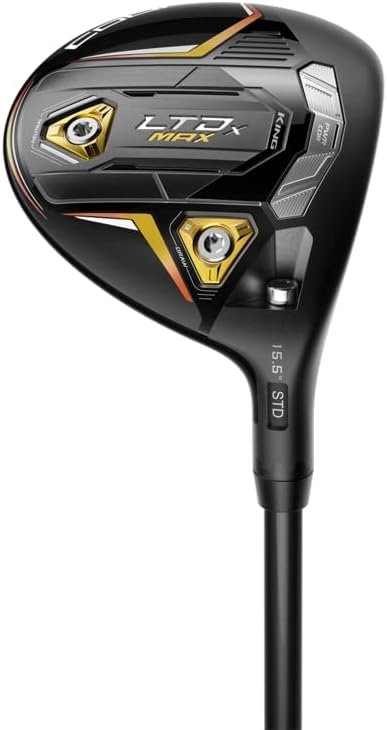 Cobra Golf 2022 LTDX Max Men’s Fairway Matte Black-Gold Fusion
