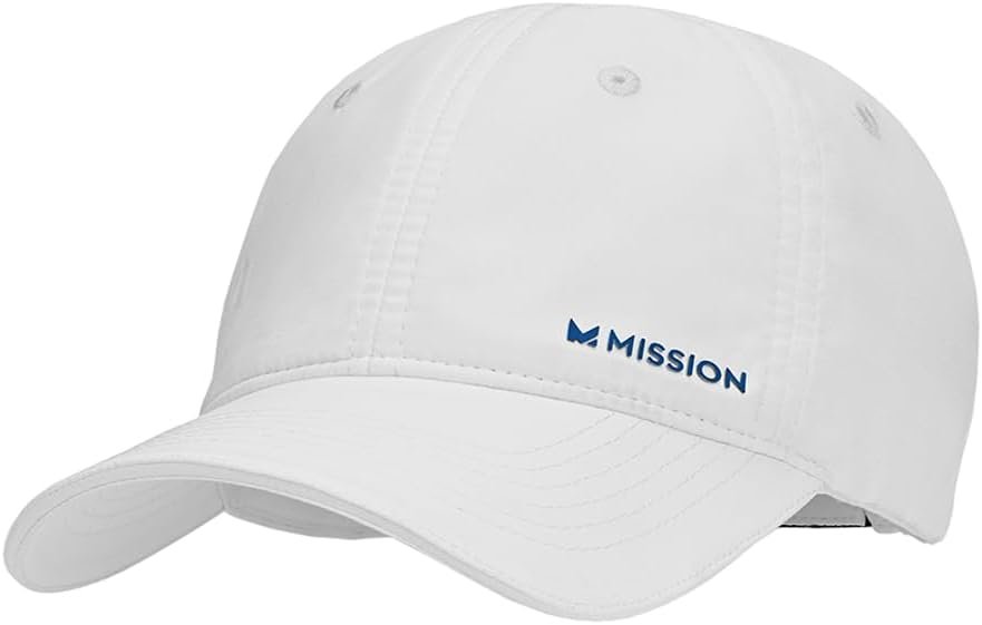 MISSION Cooling Performance Hat, Unstructured Low-Profile Adjustable Fit – UPF 50 – for Running, Workouts & Outdoors
