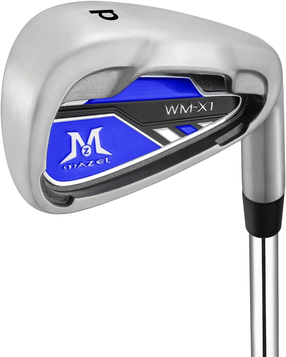 MAZEL WM-X1/2 Individual Men Golf Club Irons 1,2,3,4,5,6,7,8,9,Pitching Wedge,Approach Wedge,Sand Wedge with Graphite/Steel Shafts for Right Handed