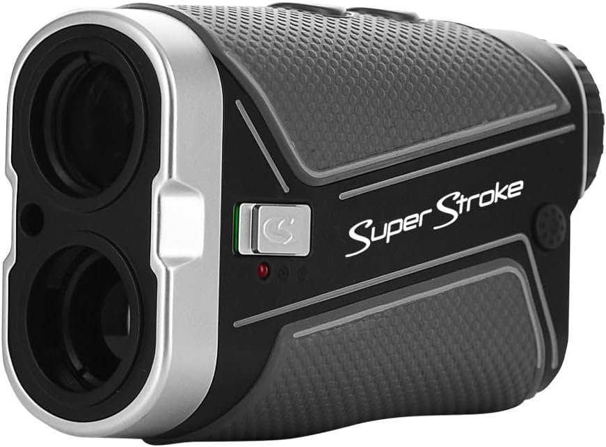 SuperStroke Golf TXr-1000 Slope Laser Rangefinder, Rechargeable, 1,000+ Yard Range, 7X Magnification, Magnetic Cart Mount