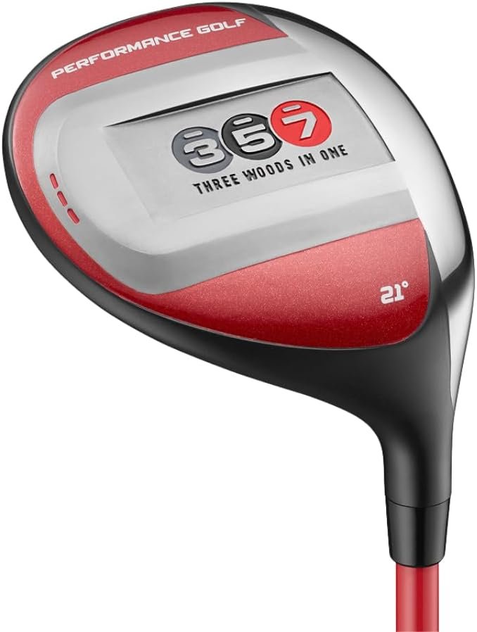 357 Fairway Hybrid | Distance of A 3-Wood, Easy to Hit As A 7-Wood | Clean Contact from Any Lie | 21-Degree Loft