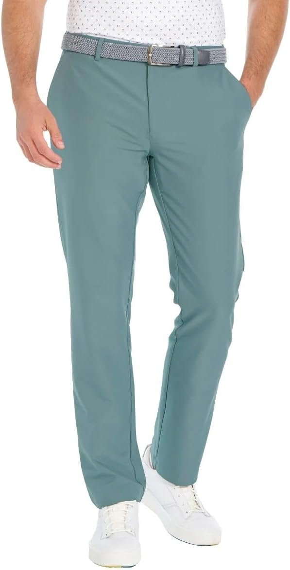 Greg Norman Men’s ML75 Microfiber Yarn Stretch Fabric Midweight Chino Pant