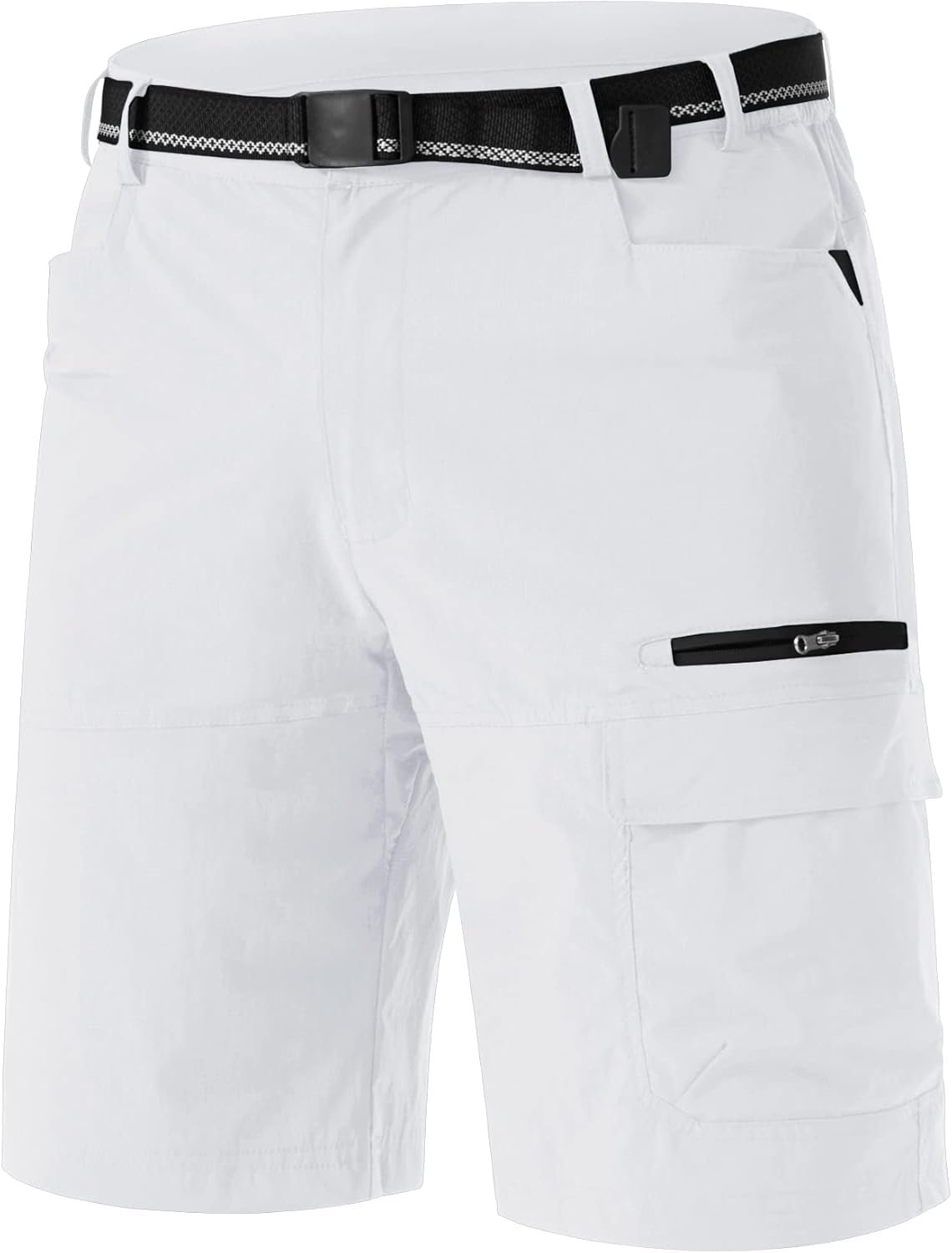 TACVASEN Men’s Summer Outdoor Shorts 7″/10″ Cargo Casual Golf Hiking | Lightweight Quick Dry Water Resistant, Stretch Breathable Moisture Wicking, 5 Pockets Dress Fishing Travel Work, No Belt