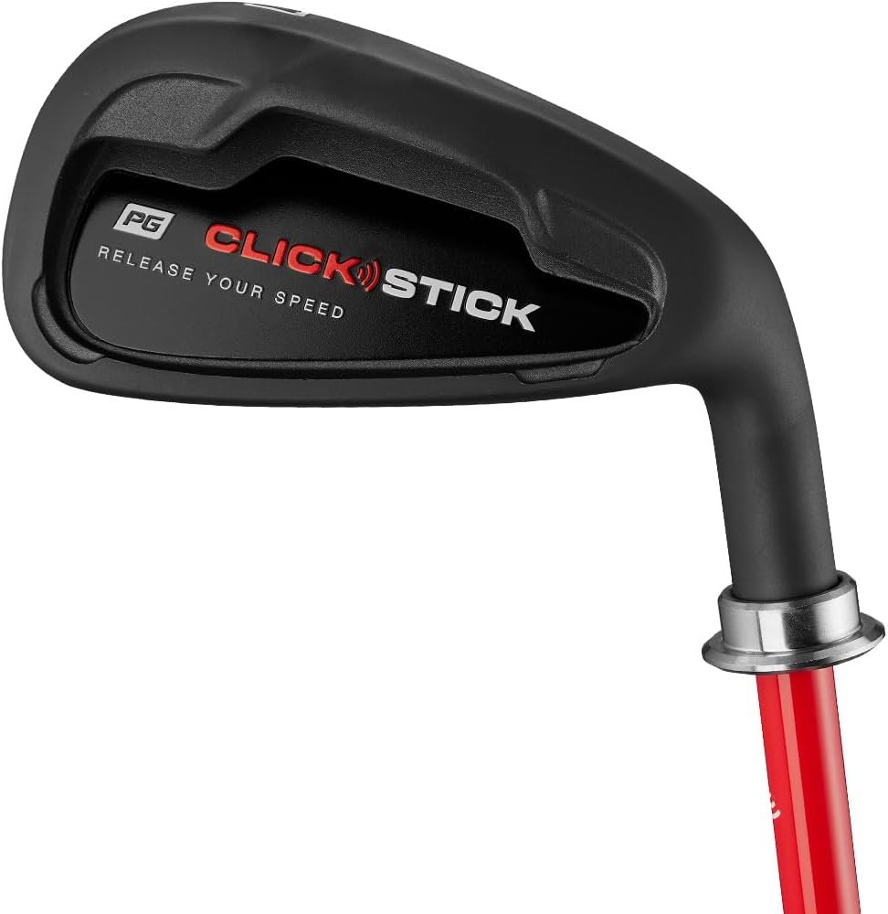 Click Stick – Swing Trainer for Automatic Release I Auditory Feedback I Core Golf Swing Mechanics Improvement