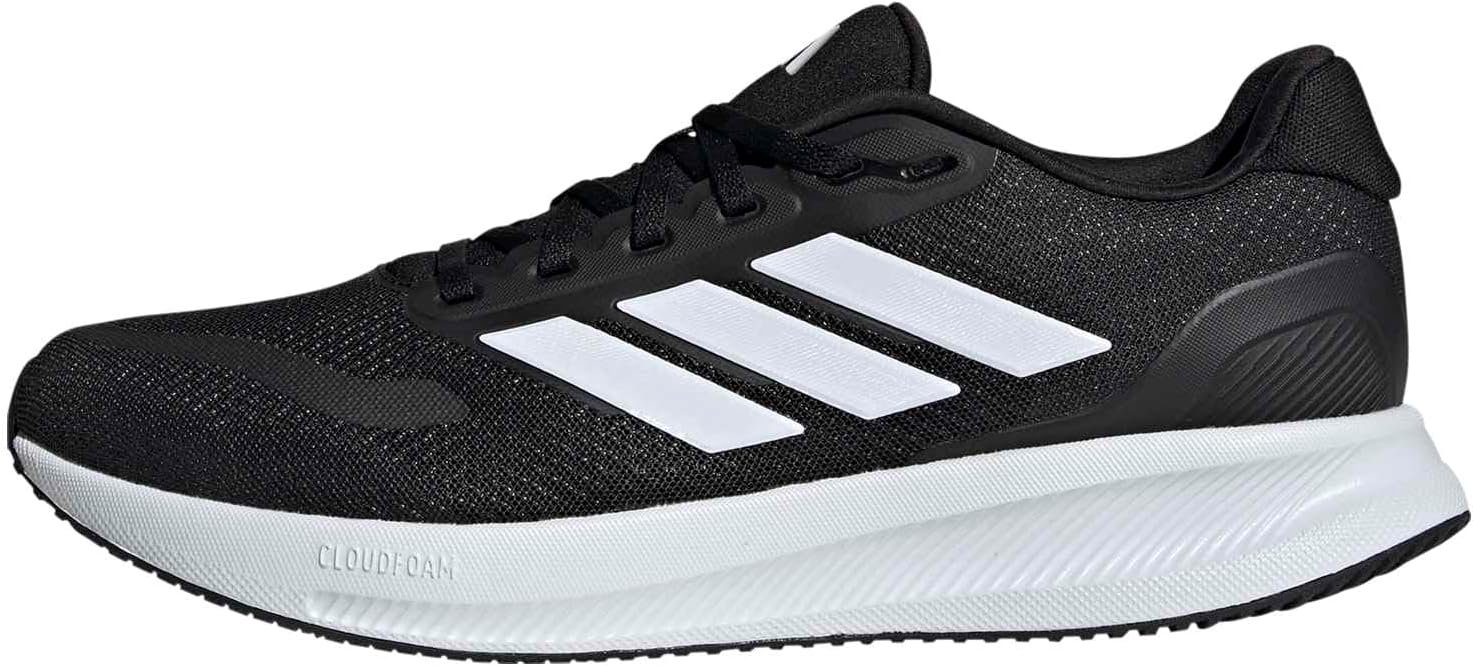 adidas Runfalcon 5 Wide Running Sneakers Shoes – Black