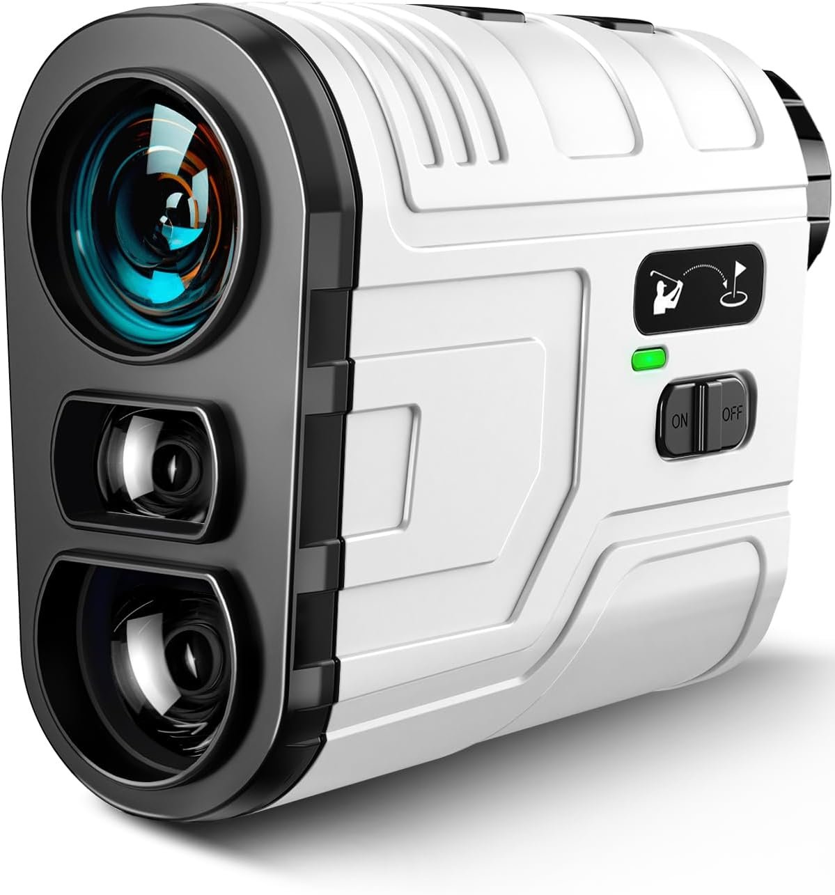 1200Yards Range Finder Golf with Slope, Range Finder, Lightweight Portable Rechargeable Rangefinder, Flag Lock Vibration, Switch for Legal, Range Finders for Golf Accessory