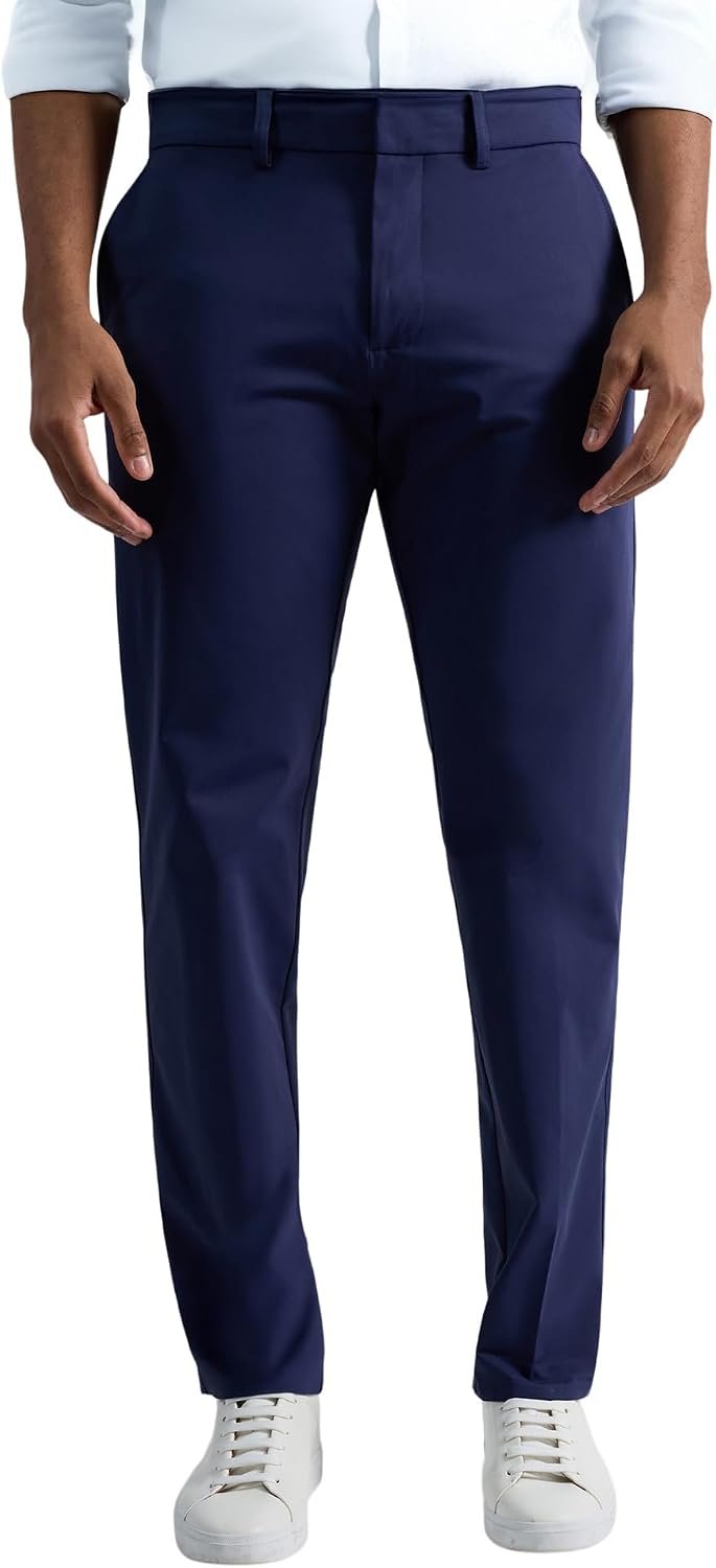 Kenneth Cole Reaction Men’s Slim Fit Technicole Stretch Casual Pant