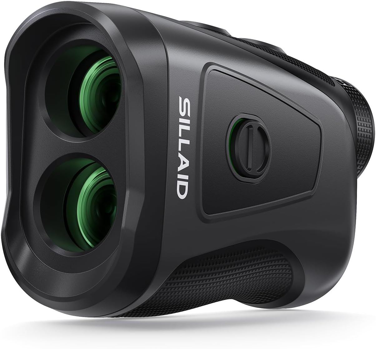 Golf Range Finder with Slope, 1200 Yards Range Finder Golf with Pin Lock Vibration, Magnetic Golf Rangefinders, 7X Magnification, USB C Rechargeable, IP54 Waterproof (Black)