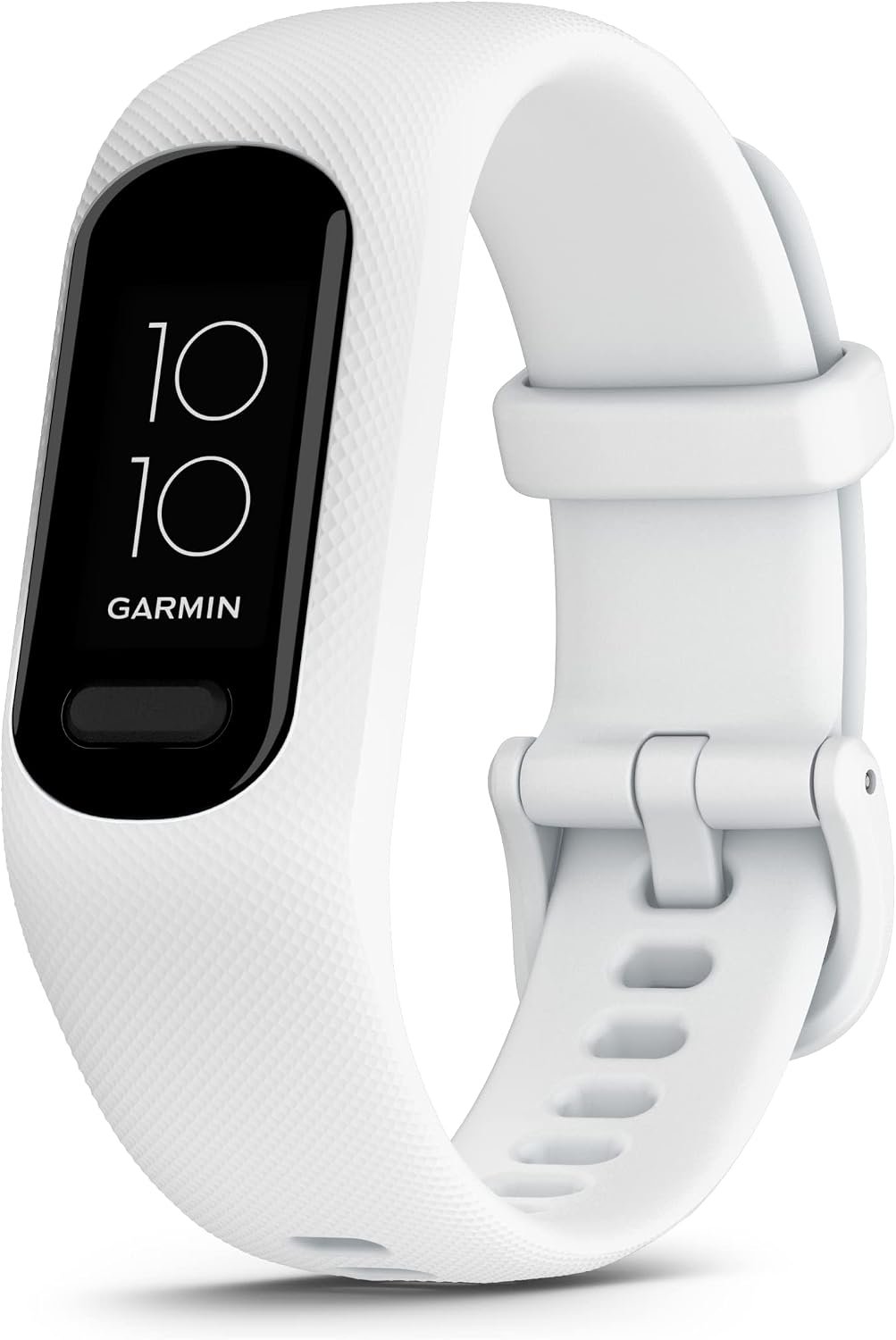 Garmin vívosmart® 5, Health & Fitness Tracker, S-M, White | Monitor Your Health, Track Your Steps and Sleep, Smart Notifications, Up to 7 Days Battery Life