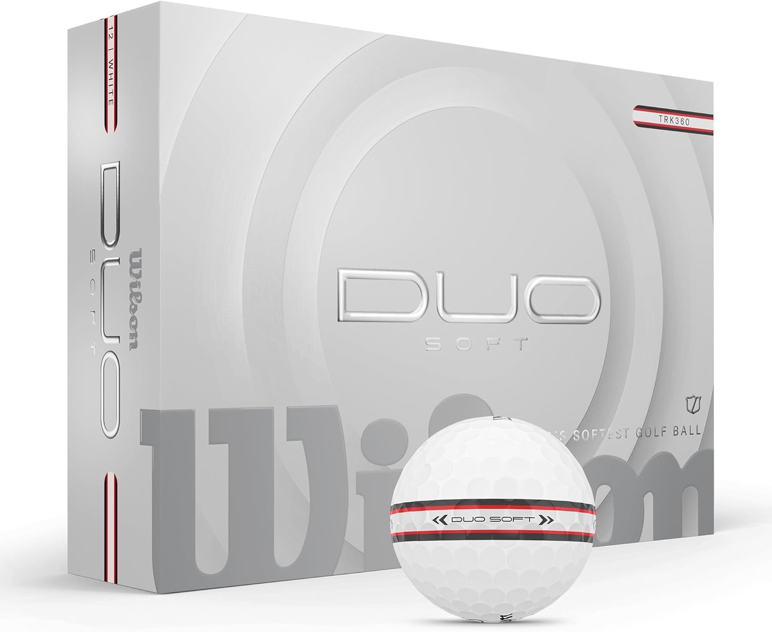 WILSON 2025 Duo Soft Golf Balls – 12 Balls