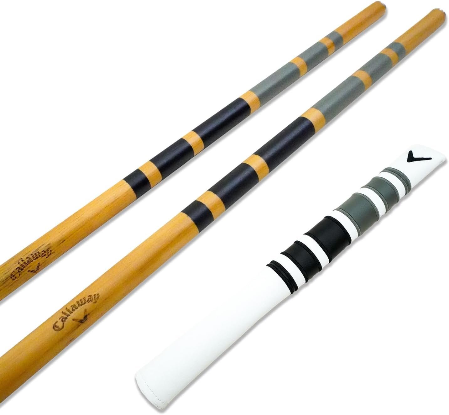 Callaway Heritage Wood Golf Alignment Sticks With Cover Wood One Size
