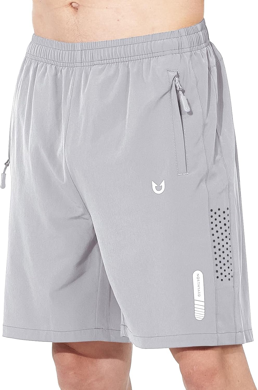 NORTHYARD Men’s Athletic Running Shorts Gym Workout 7″/9″/5″ Quick Dry Lightweight Sports Basketball Tennis 3 Zipper Pockets