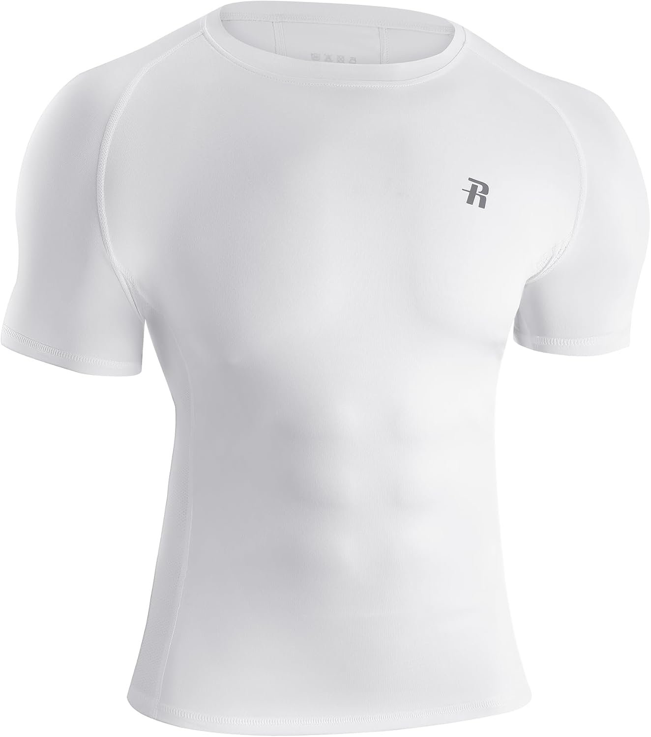 Runhit Short Sleeve Compression Shirts for Men, Quick Dry Cool Men’s Compression T-Shirt, Athletic Workout Base Layer