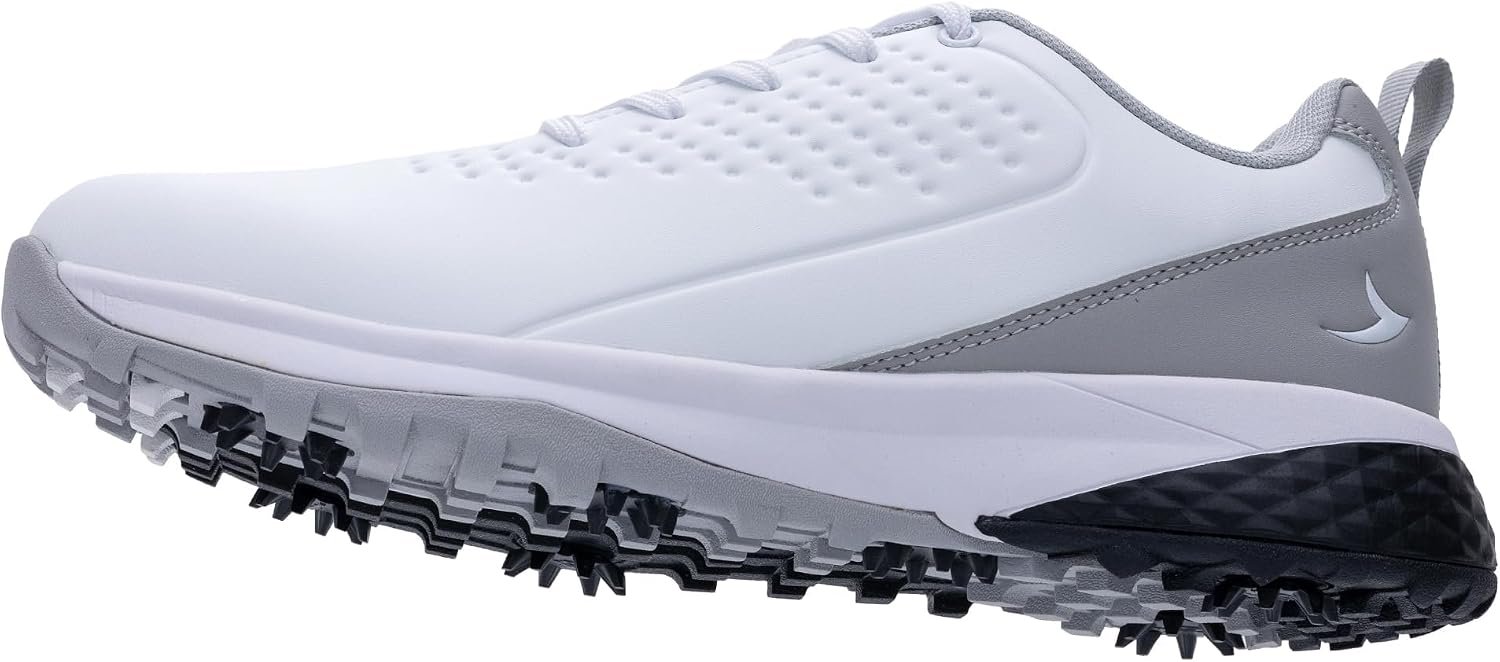Men’s Golf Shoes Spike Wide Waterproof Lightweight Anti Slip Golf Sneakers Walking Footwears