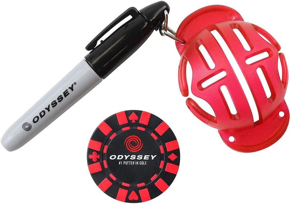 Callaway Odyssey Straight Shot Putt Golf Ball Marker Stencil Alignment Tool
