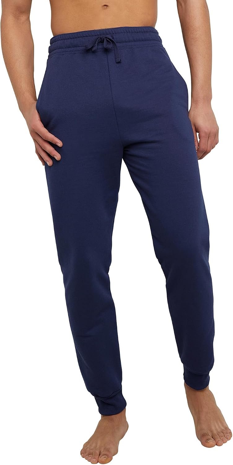 Hanes Men’s Joggers, EcoSmart Fleece Sweatpants for Men, Men’s Lounge Pants, 30.5″