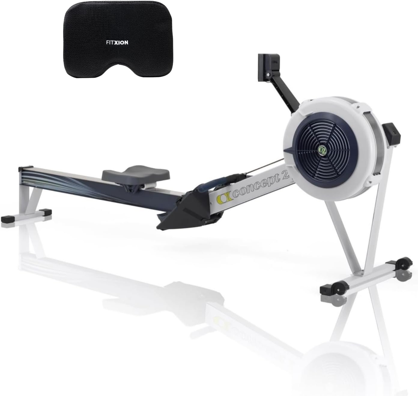 Concept2 RowErg Indoor Rowing Machine – PM5 Monitor, Device Holder, Adjustable Air Resistance, Easy Storage with FitXion Seat Cushion