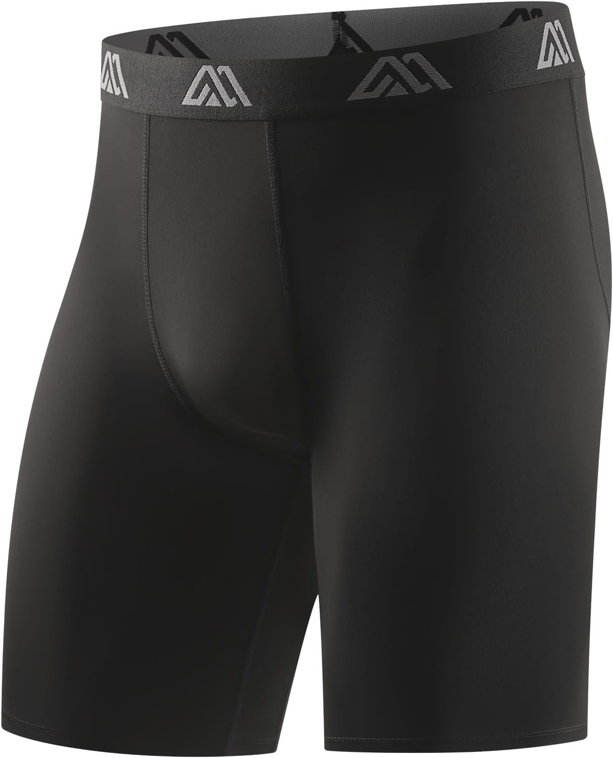 Mens Compression Shorts 9″ Spandex Sports Shorts Running Athletic Workout Performance Base Layer Underwear