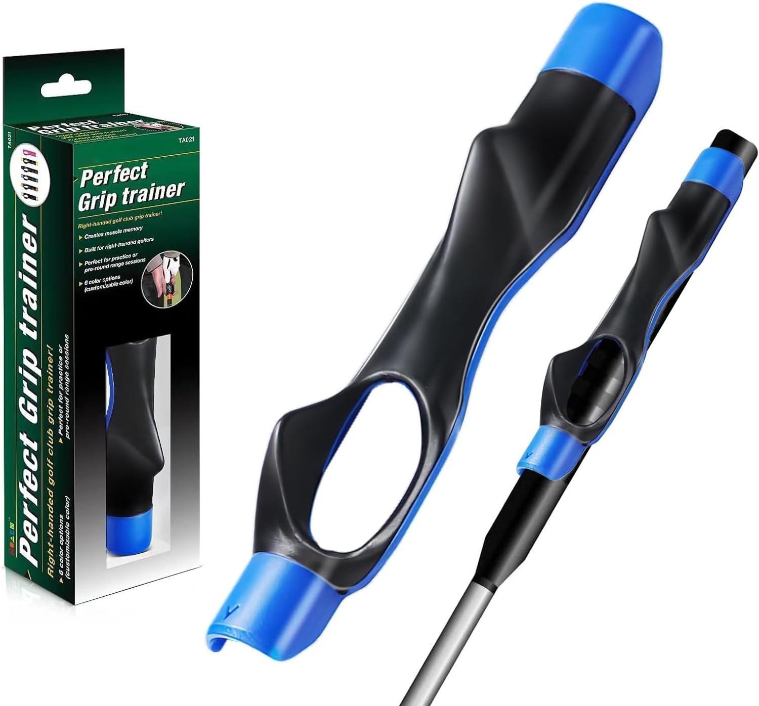 Golf Grip Trainer – Training Aid to Improve Proper Hand Position, Build Muscle Memory & Swing Consistency, Ideal for Beginner and Intermediate Golfers