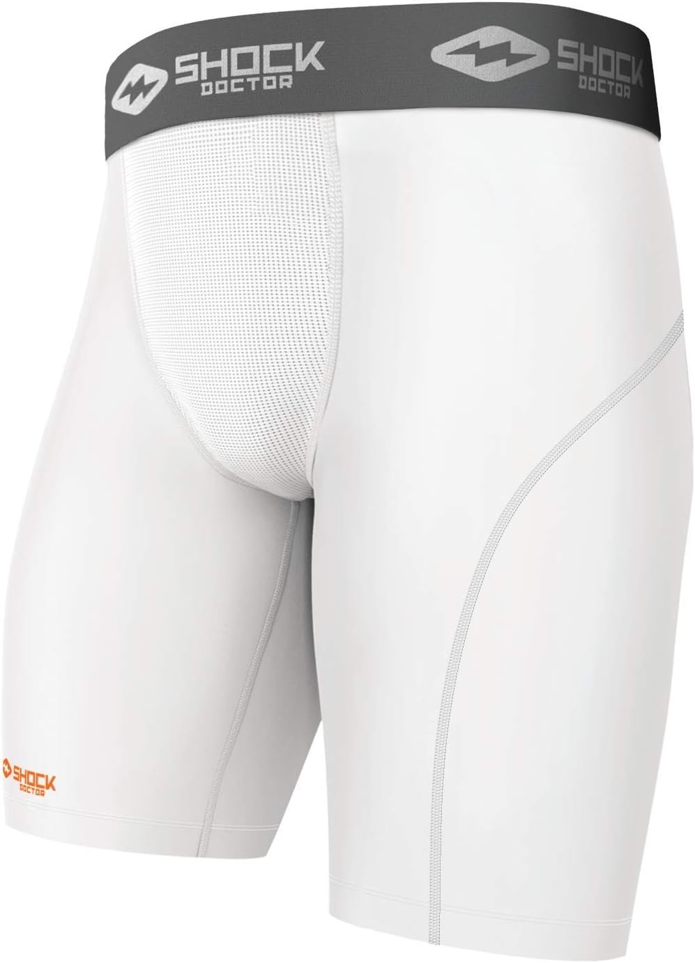 Shock Doctor Compression Shorts with Cup Pocket. Athletic Supporter Underwear with Pocket (Cup NOT Included) – Adult
