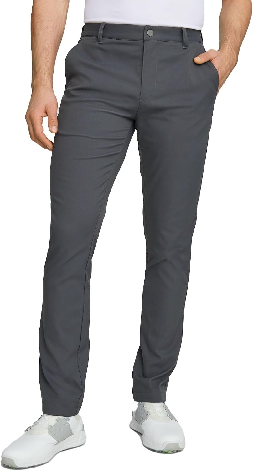 PUMA GOLF Mens Dealer Tailored Pants, Strong Gray, 36W X 30L US
