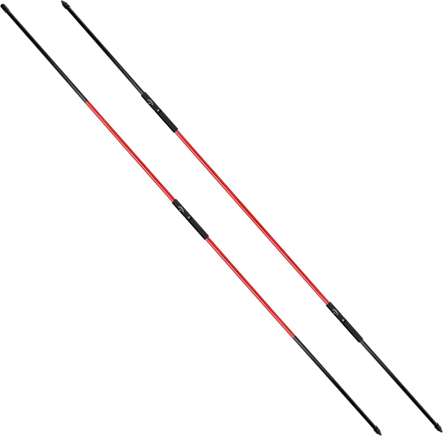 Callaway Golf Hinge Alignment Stix – Alignment Training stix That Hinge and Stick in The Ground for Additional Training and Alignment
