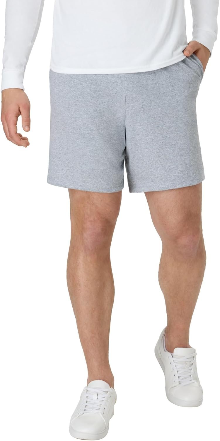 Hanes Men’s Shorts, Essentials Short with Pockets, Gym Shorts for Men, Men’s Athletic Shorts, 7.5″