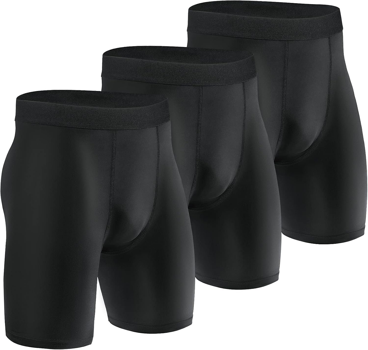 Niksa Compression Shorts Men 2/3 Pack, Compression Underwear for Men Athletic Shorts, Running Workout Fitness Shorts