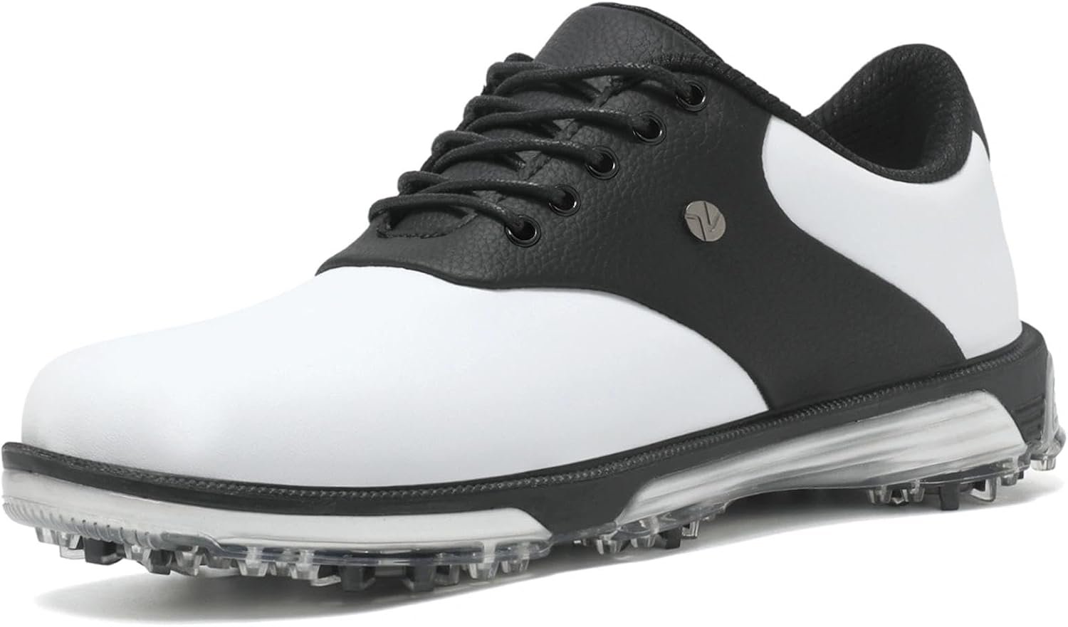ULTIANT Golf Shoes Men Waterproof Lightweight Spikeless Anti-Slip Breathable Lace-Up Athletic Sneakers