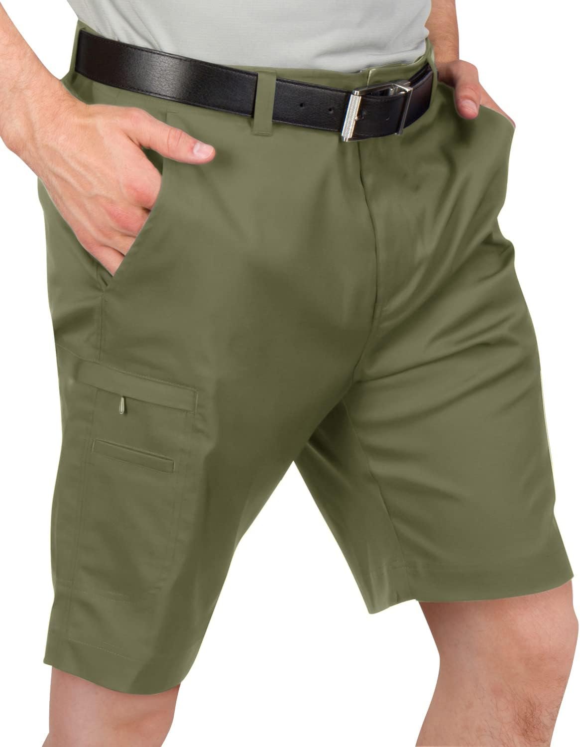 Cargo Golf Shorts for Men – Dry Fit, Large Pockets, Lightweight, Moisture Wicking, 4-Way Stretch
