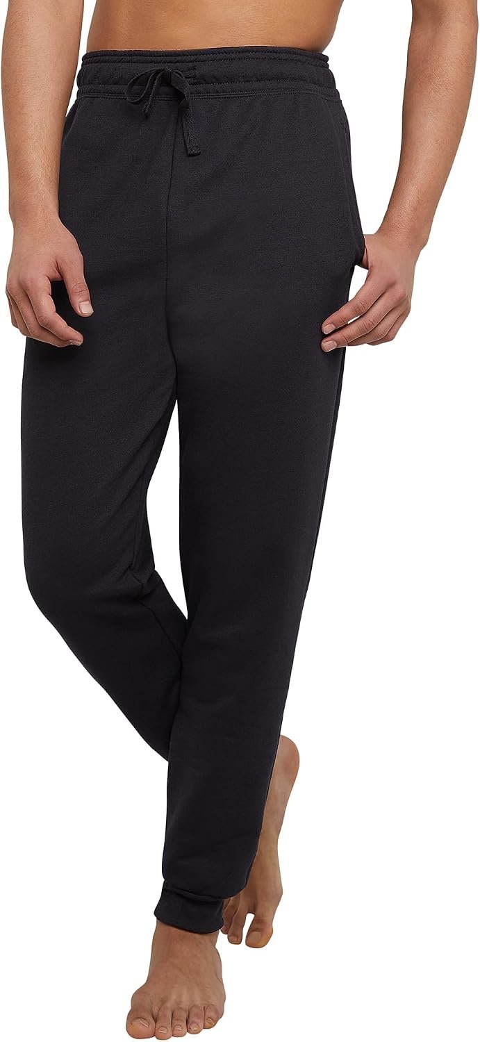 Hanes Men’s Joggers, EcoSmart Fleece Sweatpants for Men, Men’s Lounge Pants, 30.5″