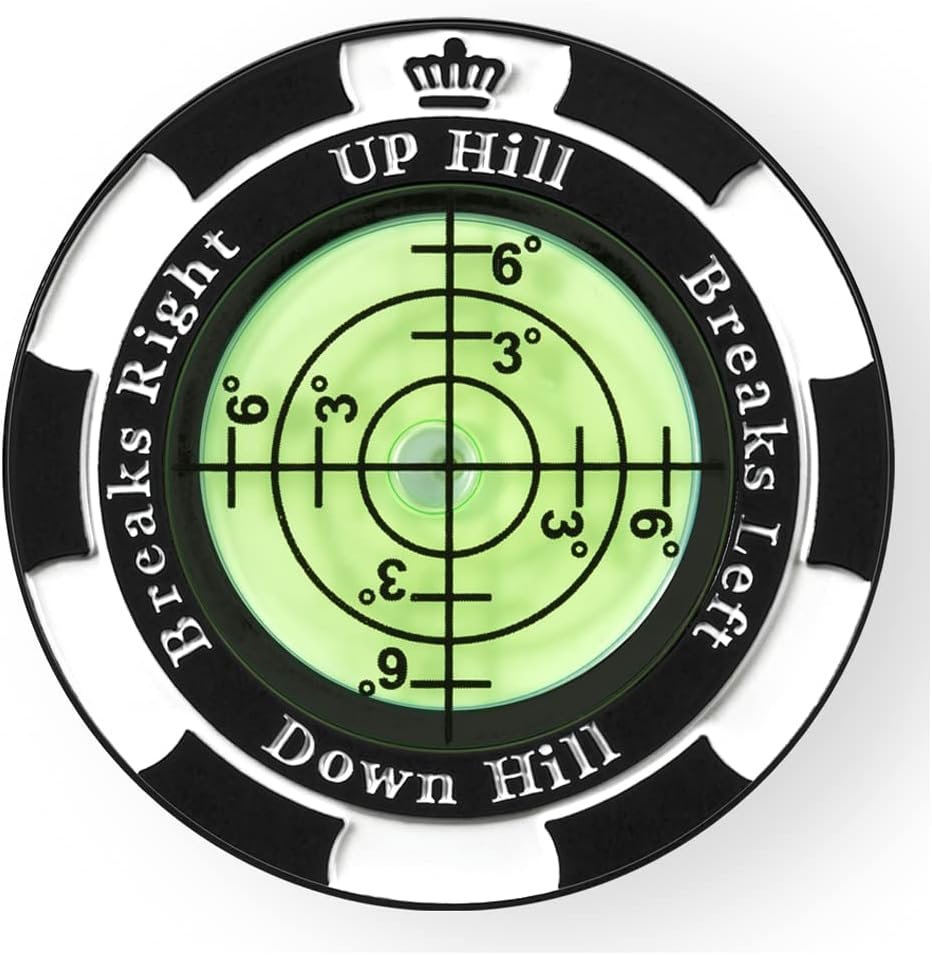 SlopeMaster ProGreen Reader – Golf Ball Marker with High Precision Green Reading Aid Golf Accessories for Men Women