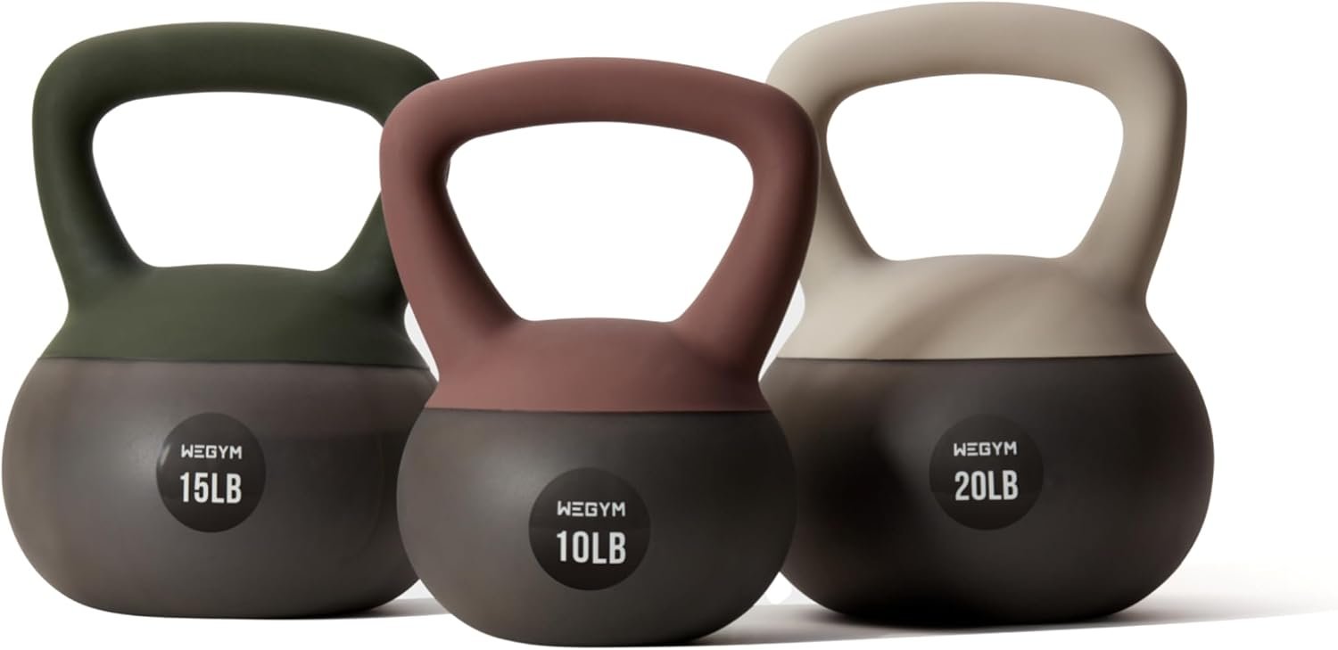 WeGym Soft Kettlebells and Kettlebell Sets for Home Strength Training