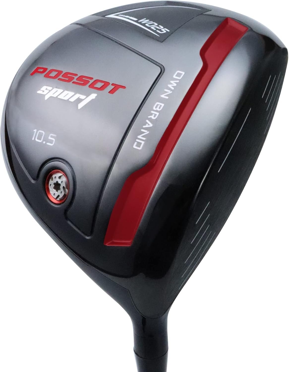 Golf Driver – Right Handed Golf Club Driver, 10.5 Degrees of Loft, 45-inch Titanium Golf Club Driver, Available in Regular and Stiff Graphite Shaft, Black, 470CC