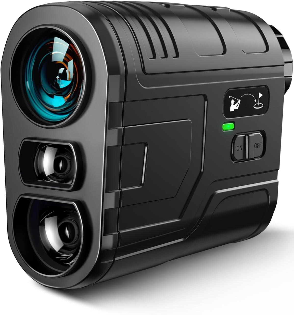 1200Yards Range Finder Golf with Slope, Range Finder, Lightweight Portable Rechargeable Rangefinder, Flag Lock Vibration, Switch for Legal, Range Finders for Golf Accessory