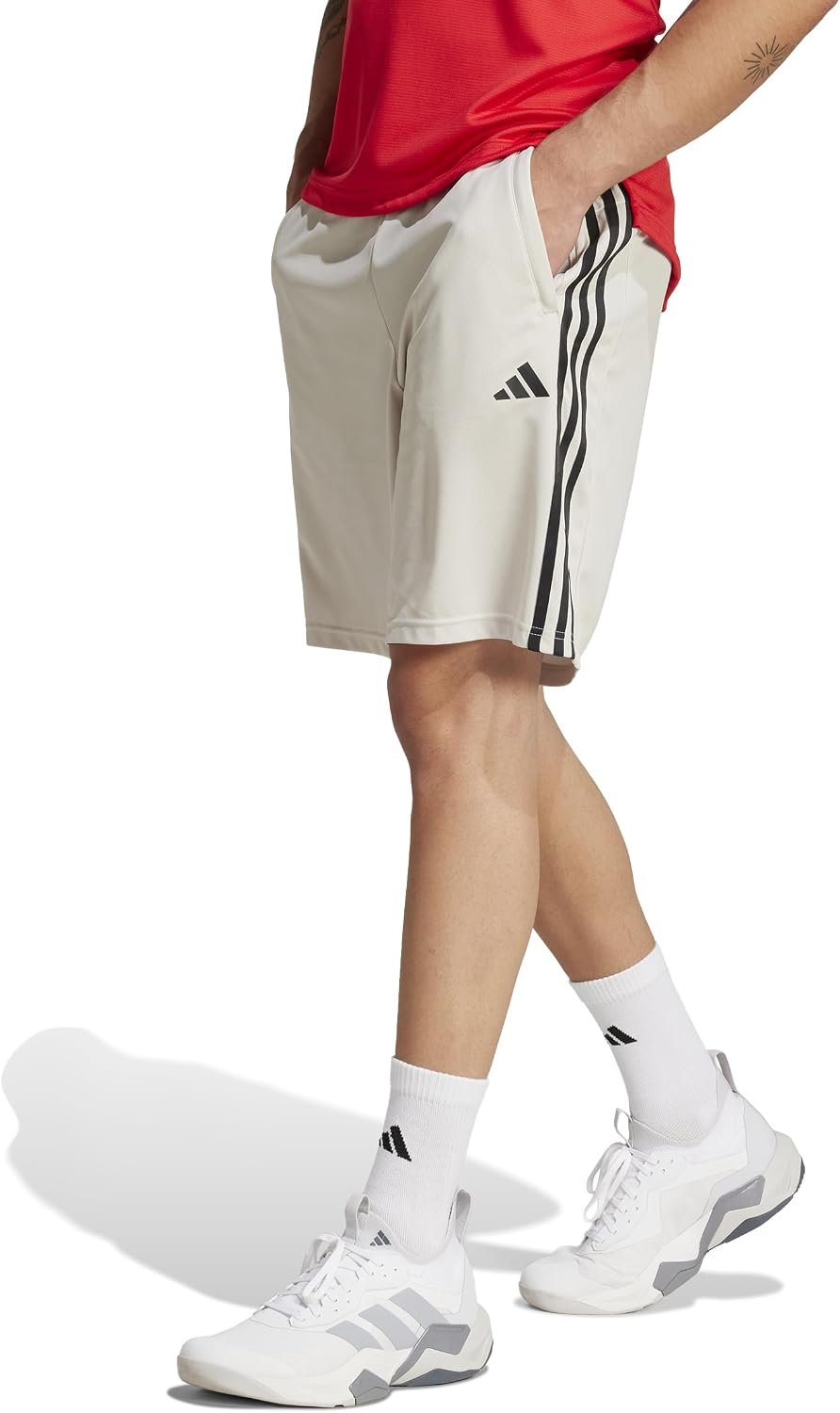 adidas Men’s Train Essentials Piqué 3-Stripes Shorts