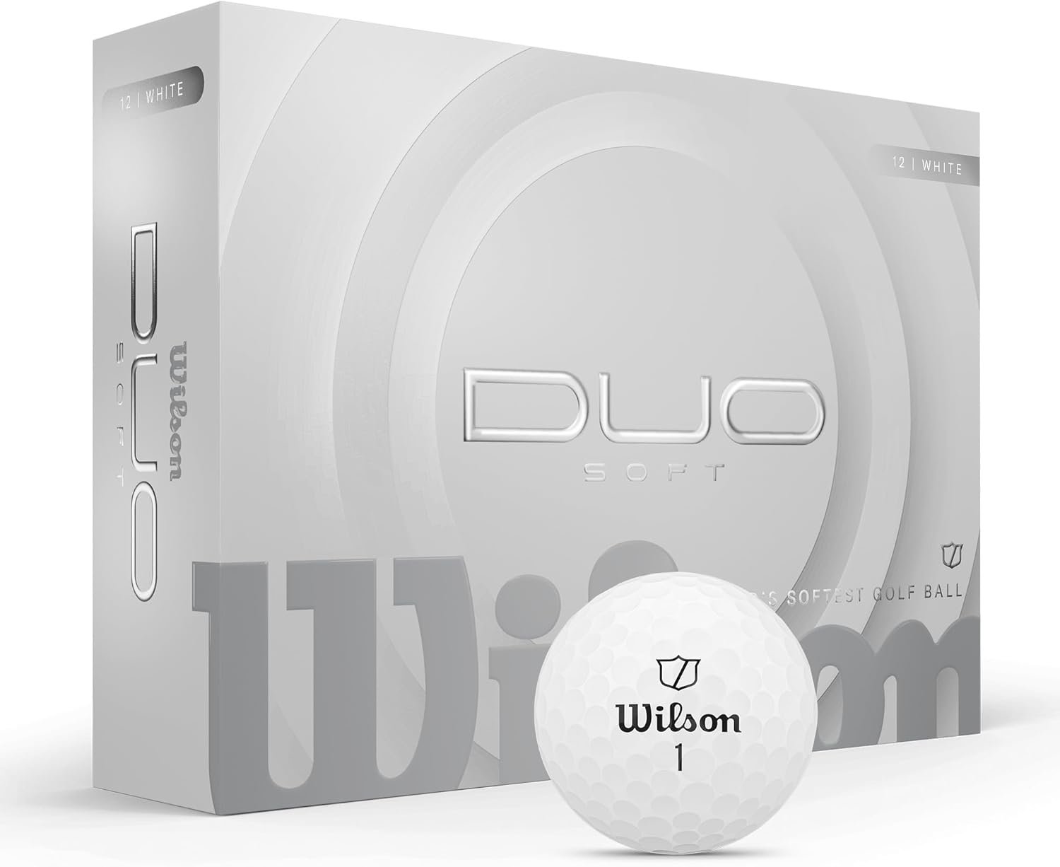 WILSON 2025 Duo Soft Golf Balls – 12 Balls