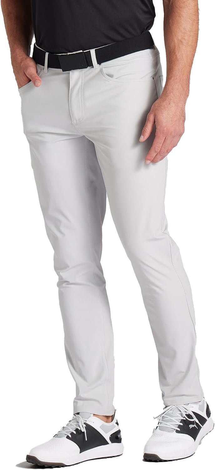 PUMA Mens 101 5 Pocket Athletic Pants Golf Casual – Blue