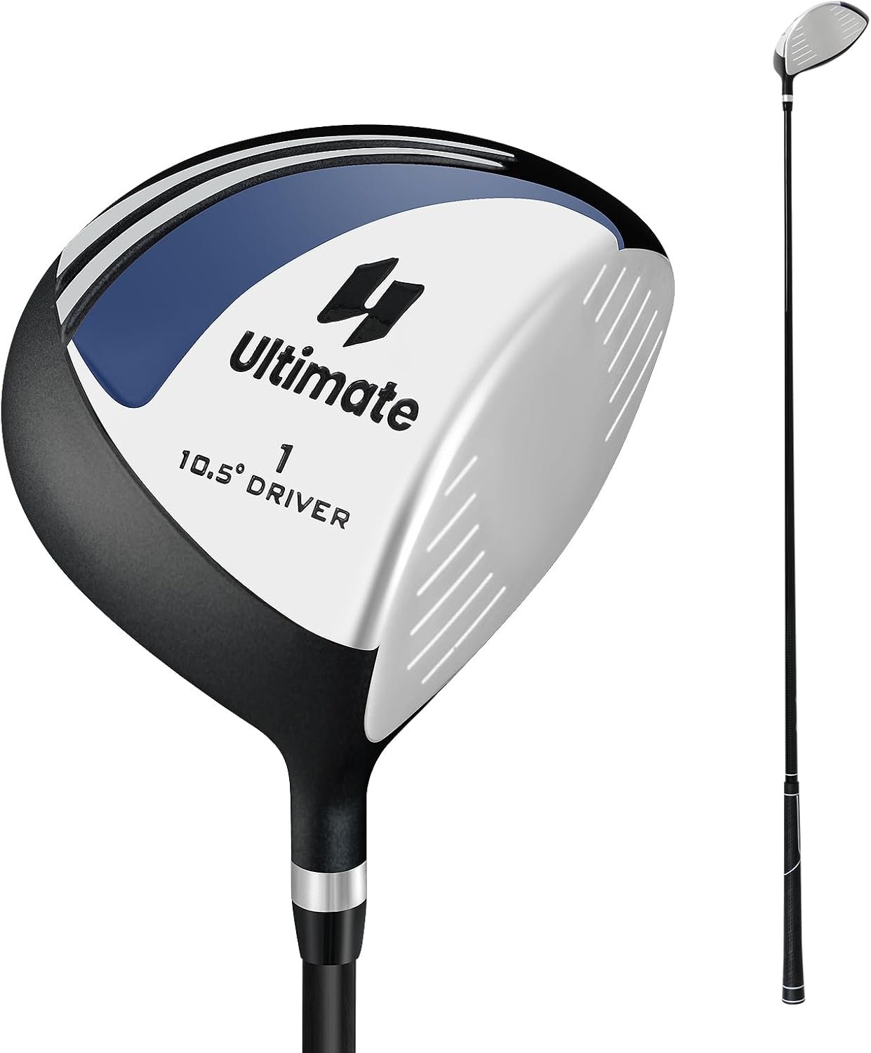 Tangkula Men’s Golf Driver for Beginners, 460CC Driver Golf Club Right Hand, 10.5° Aluminum Alloy Golf Driver with Graphite Shaft and Head Cover, Individual Golf Club Regular