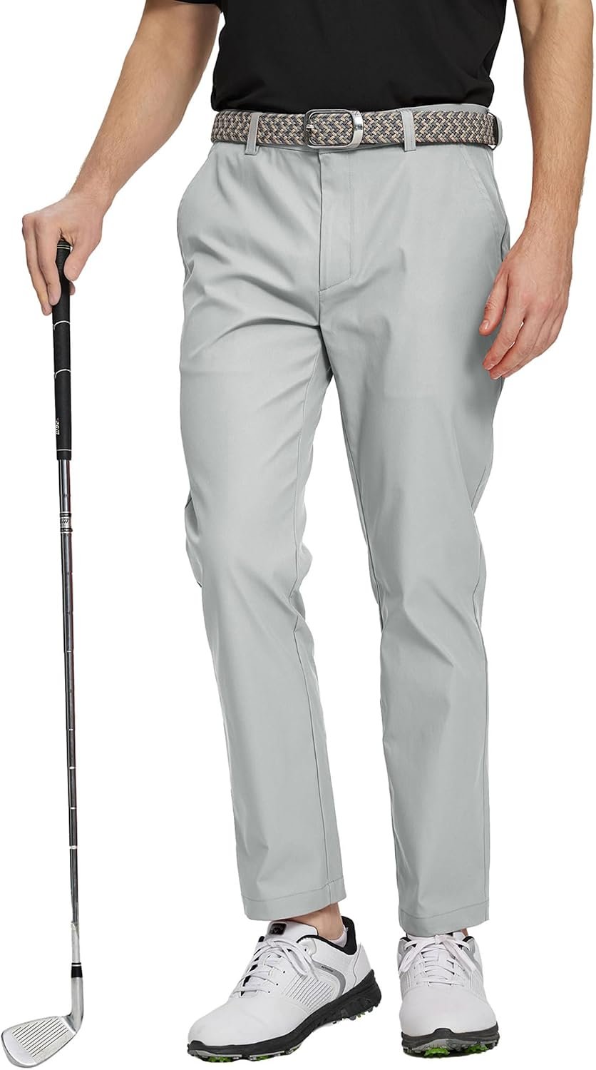 M MAELREG Golf Pants Men Quick Dry – 30″/32″/34″ Stretch Lightweight 5 Pockets Water-Resistant Casual Mens Dress Pants
