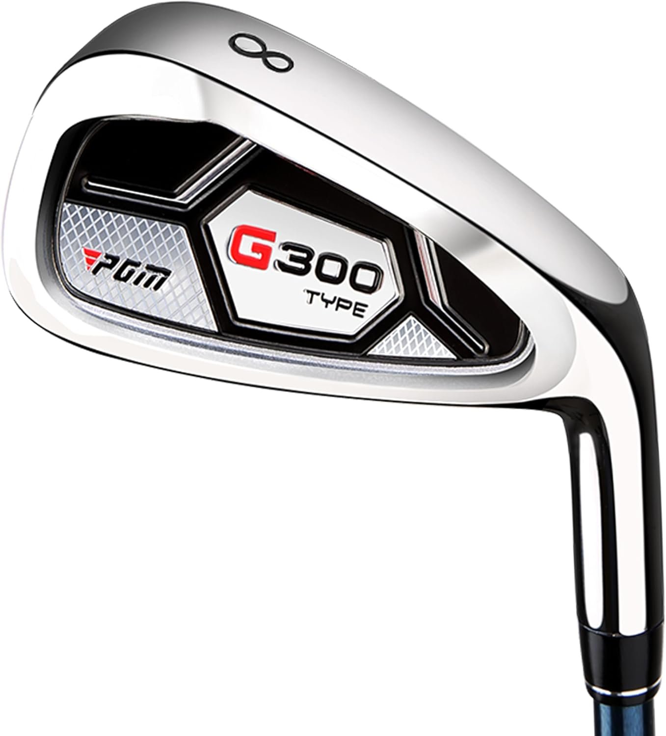 PGM Men’s Golf Iron Set for Right Handed with Forgiving Cavity Back Design | Wide Sole Golf Club Iron with Precision Balanced Shaft and Easy Control Grip Includes 5 to 9 PW SW