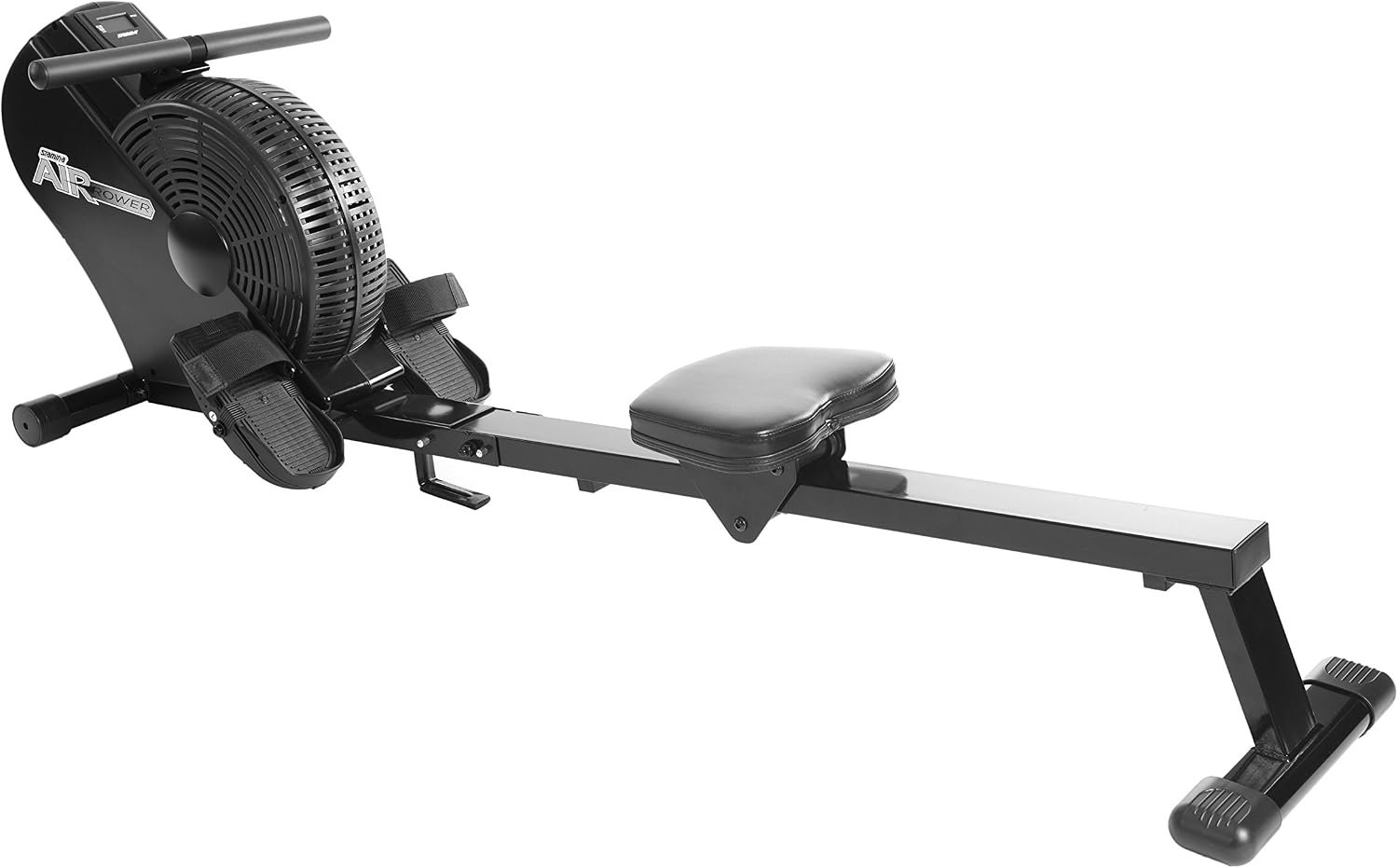 Stamina ATS Air Rower Machine with Smart Workout App – Foldable Rowing Machine with Dynamic Air Resistance for Home Gym Fitness – Up to 250 lbs Weight Capacity