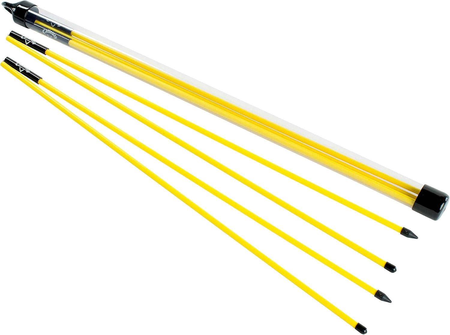 Callaway Alignment Stix, Golf Swing Trainer, Yellow, 48 Inches (Collapsible), Set of 2