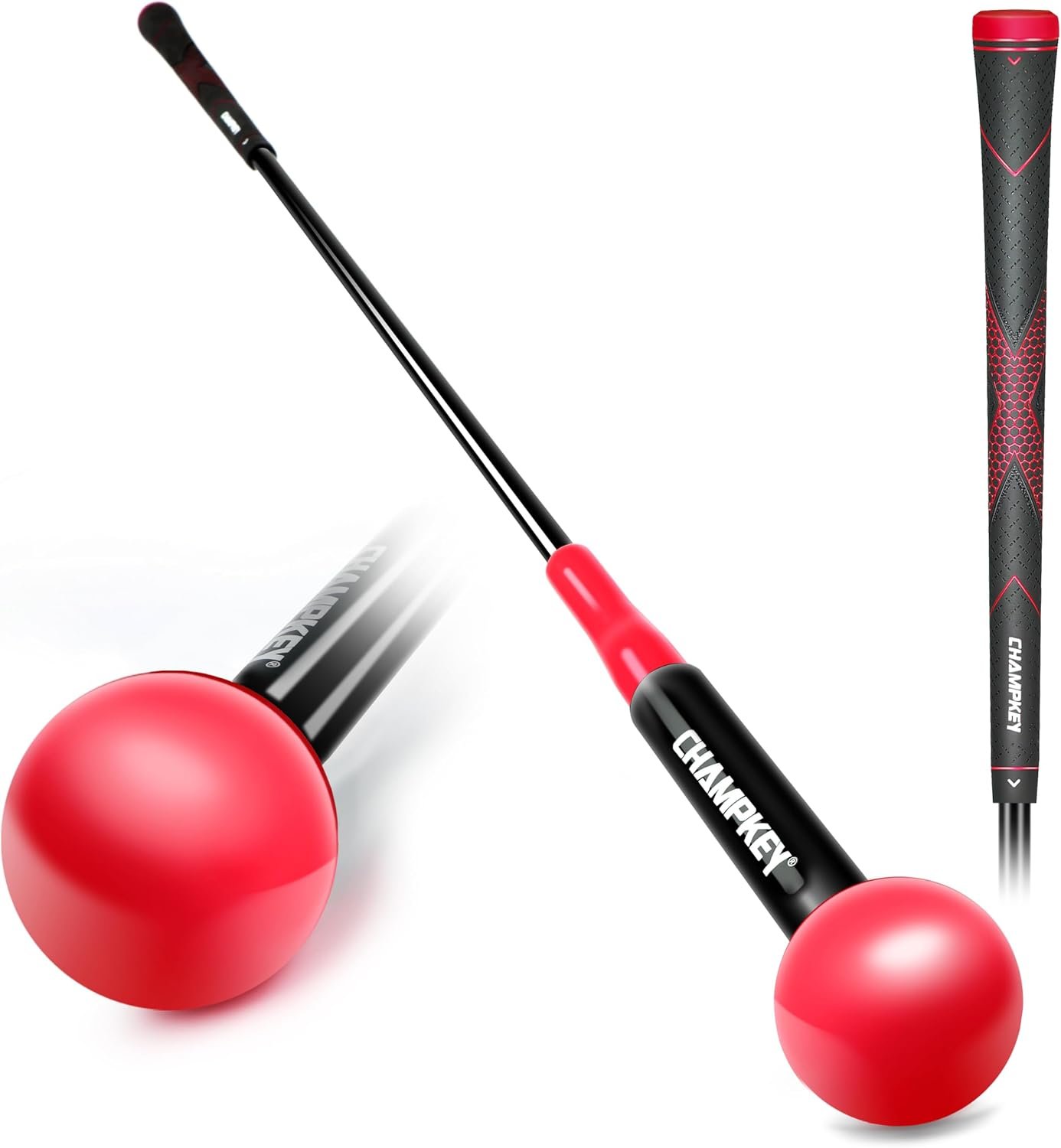 CHAMPKEY Golf Swing Trainer – Tempo & Flexibility Training Aids Warm-Up Stick Ideal for Golf Indoor & Outdoor Practice