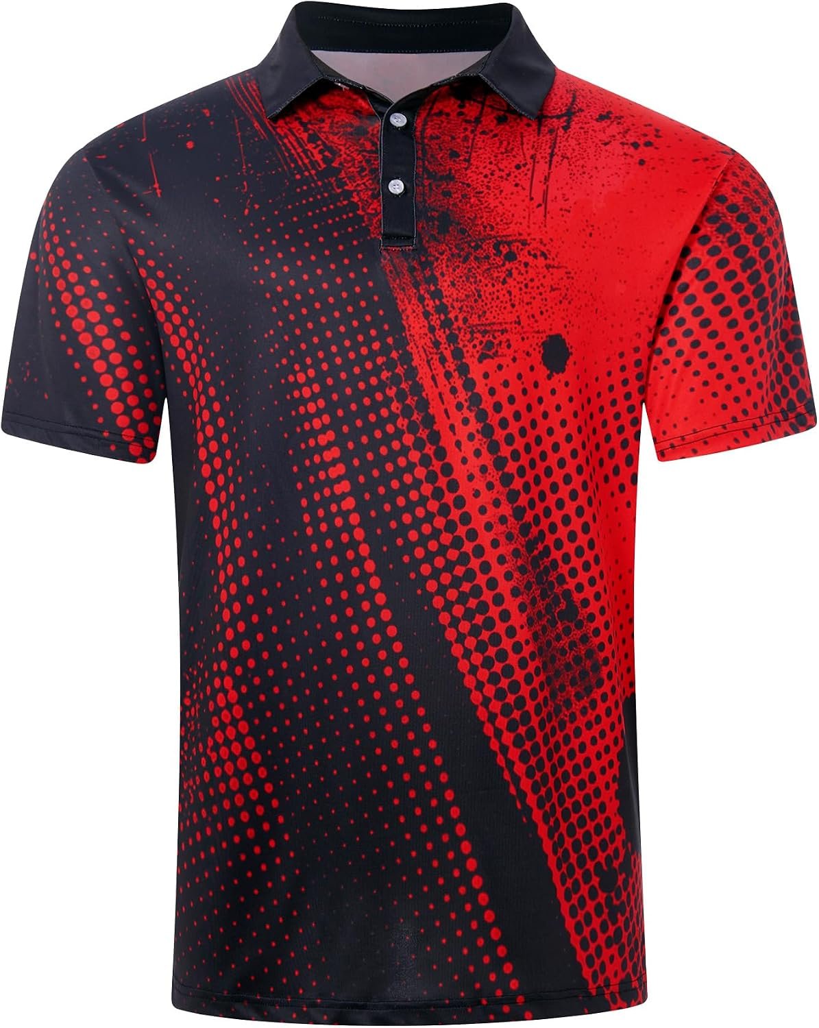 Golf Shirts for Men Short Sleeve Dry Fit Moisture Wicking Performance Athletic Polo Shirt for Tennis Hiking Camping