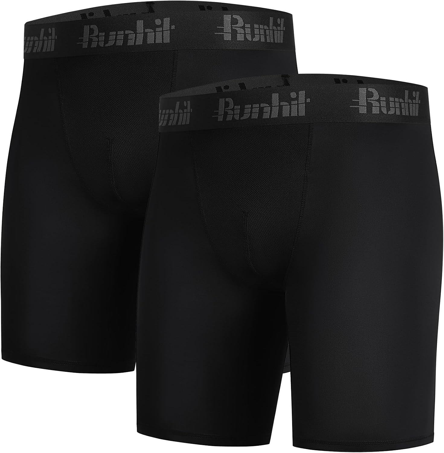 Runhit Mens Baseball Compression Shorts with Cup Pocket(NO Cup) Athletic Supporter Underwear for Football Lacrosse Sports