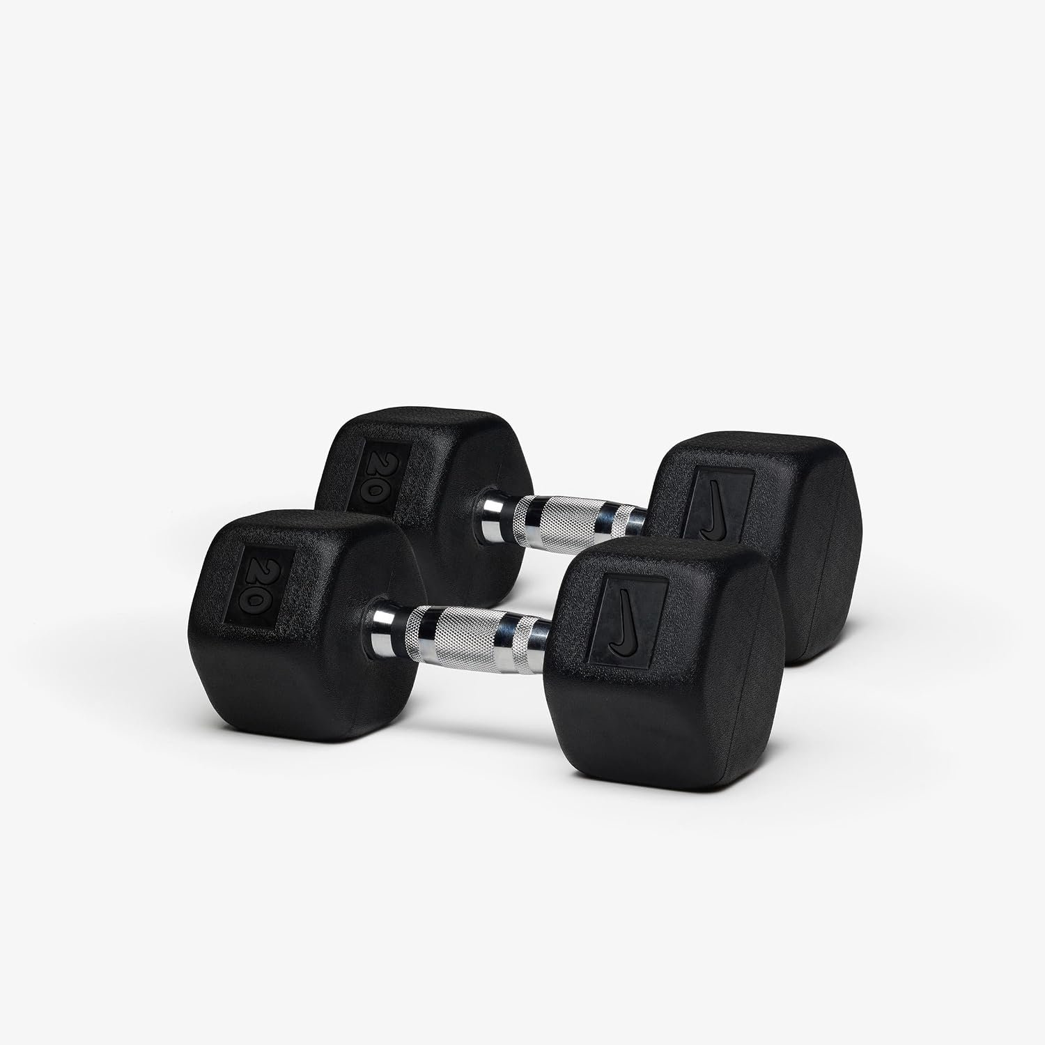 Nike Rubber Hex Dumbbell Pair