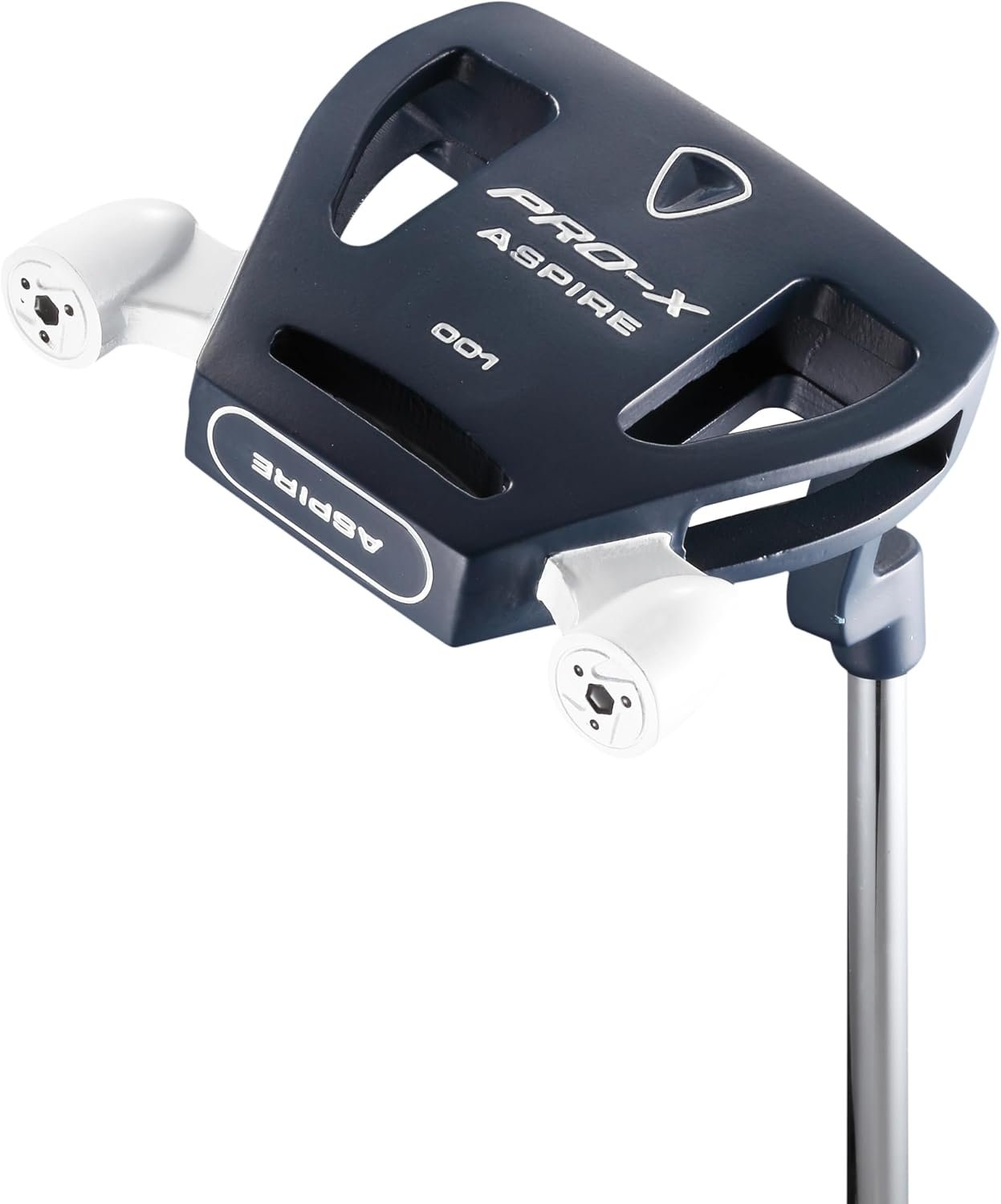 Aspire PRO-X 35” Mallet Golf Putter with Headcover| High-MOI Alignment Putter | Heel-Toe Weighted Design for Improved Accuracy and Consistency