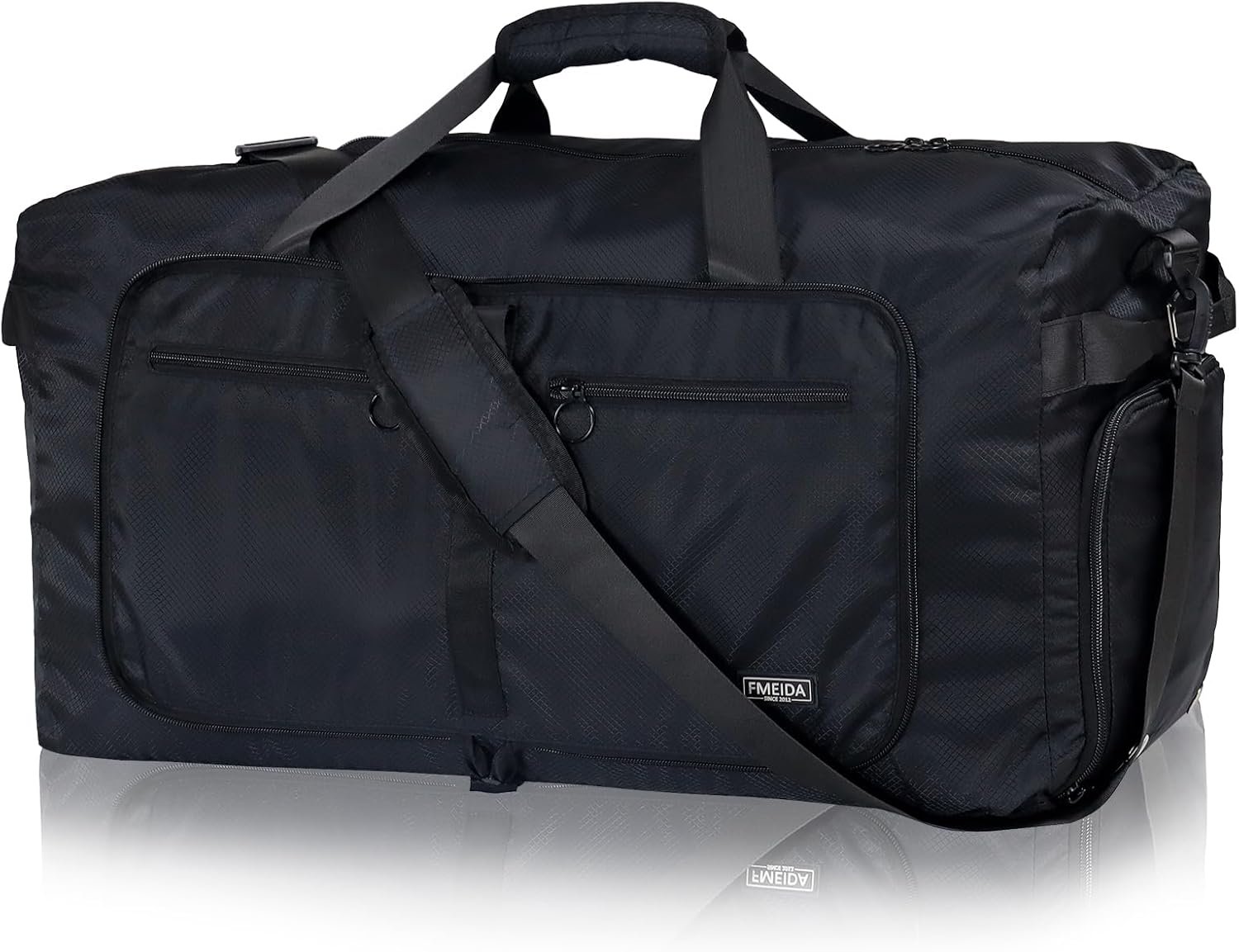 65L Duffle Bag Foldable Travel Duffel Bags for Men Women Travel Bag | Shoes Compartment, 65L Large Capacity, Foldable, Packable, Water Repellent, Tear Resistant, for Traveling Gym Overnight Camp